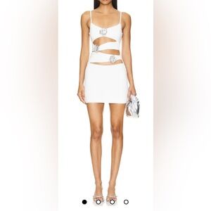 Superdown Aitana Mini Dress in White